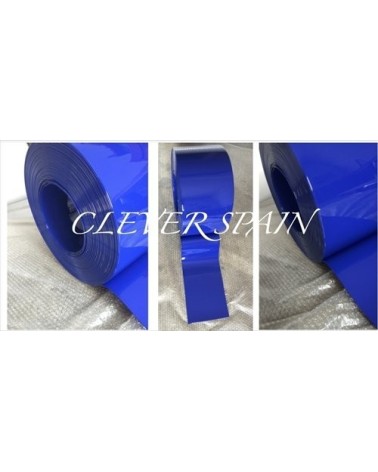 Rollo PVC azul 200X2mm|Cortinas de PVC color azul