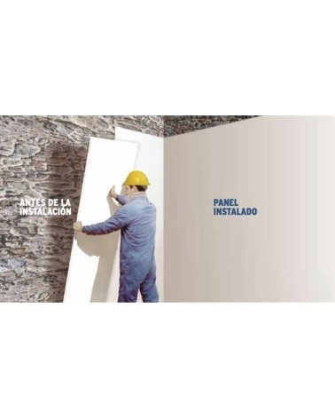 Panel Sanitario PVC macizo 8 mm espesor | Revestimientos paredes PVC