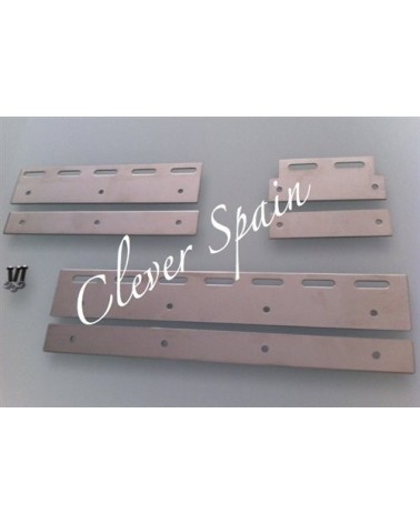 Pletinas de acero inoxidable para cortinas de lamas PVC