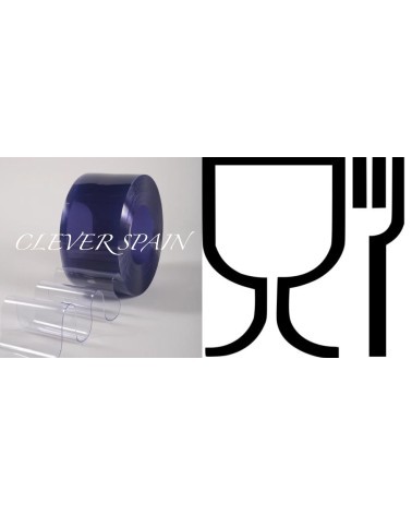 cortina de lamas pvc contacto directo con alimentos