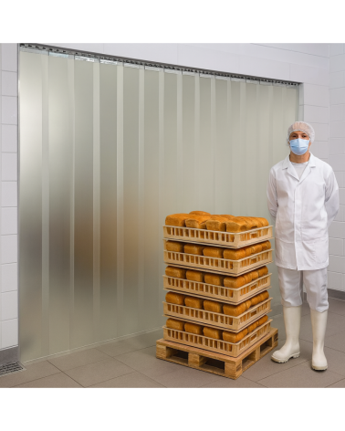 Cortinas de lamas de PVC Translúcidas Economy Pack | Todo en uno