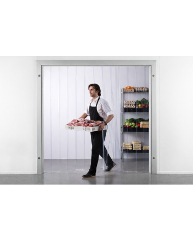 Cortinas de lamas de PVC para la industria alimentaria | Clever Spain