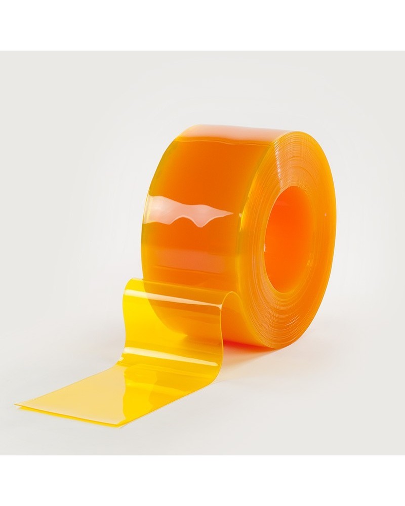 Rollo de PVC amarillo transparente 200X2mm | Cortinas de PVC Amarillas
