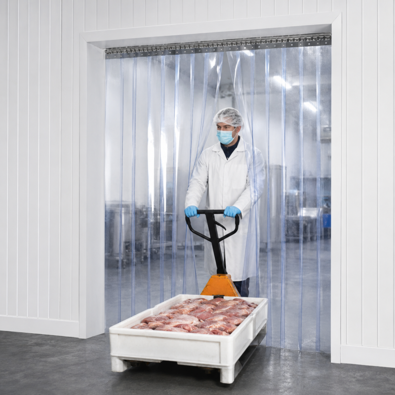 Rollos de Lamas de PVC para Contacto Directo Alimentos | Clever Spain