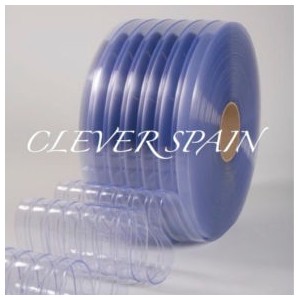 Cortinas de lamas PVC nervadas