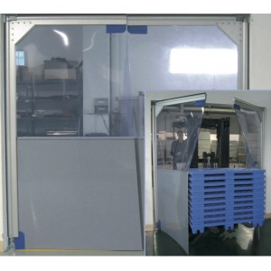 Puertas flexibles doble batiente